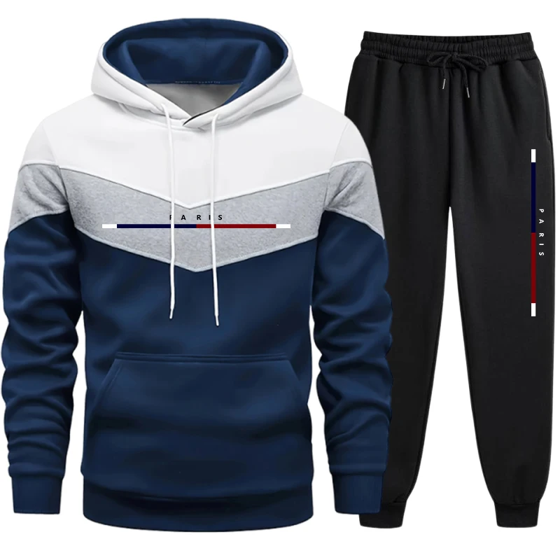 Winter Clothing For Sale - Conjunto de Moletom Masculino Casual com