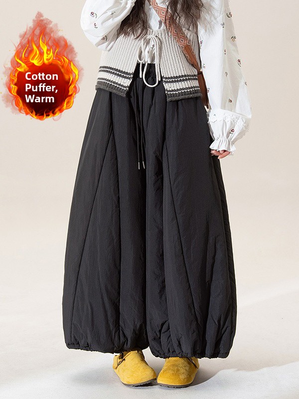 Winter Clothing Plus Size - Calças Lanternas de Inverno com Pernas