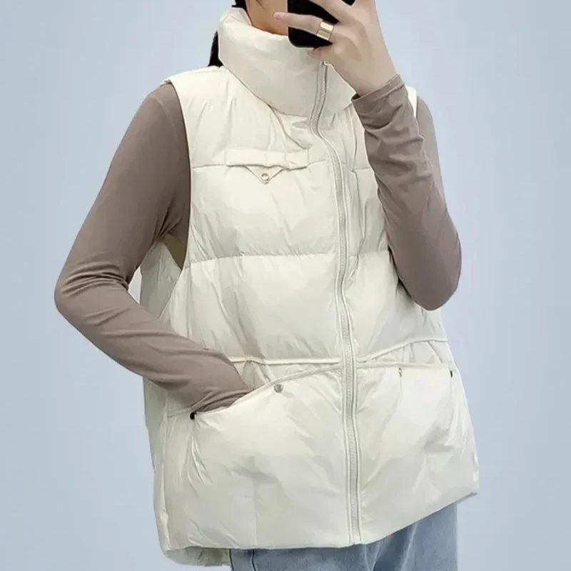 Winter Clothing On Sale - Colete de algodão acolchoado solto mulher