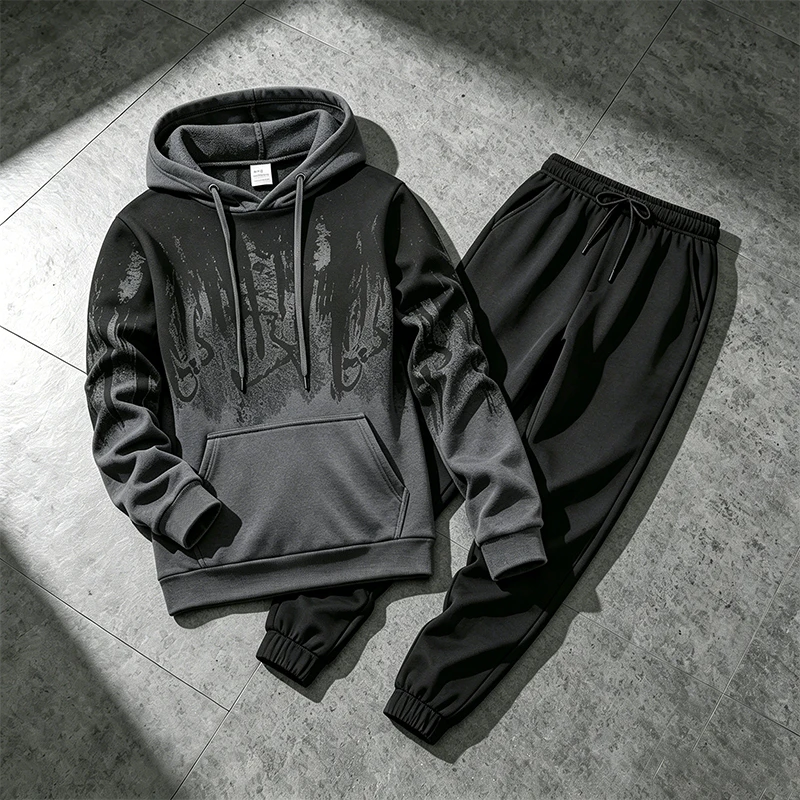 Winter Clothing Men - Conjunto de Moletom Masculino Outono Inverno,