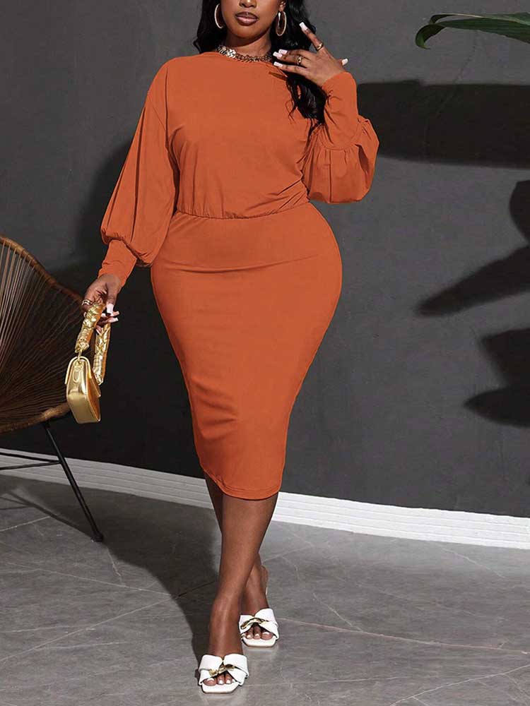 Winter Clothing Plus Size - Vestido laranja feminino saindo, vestidos plus