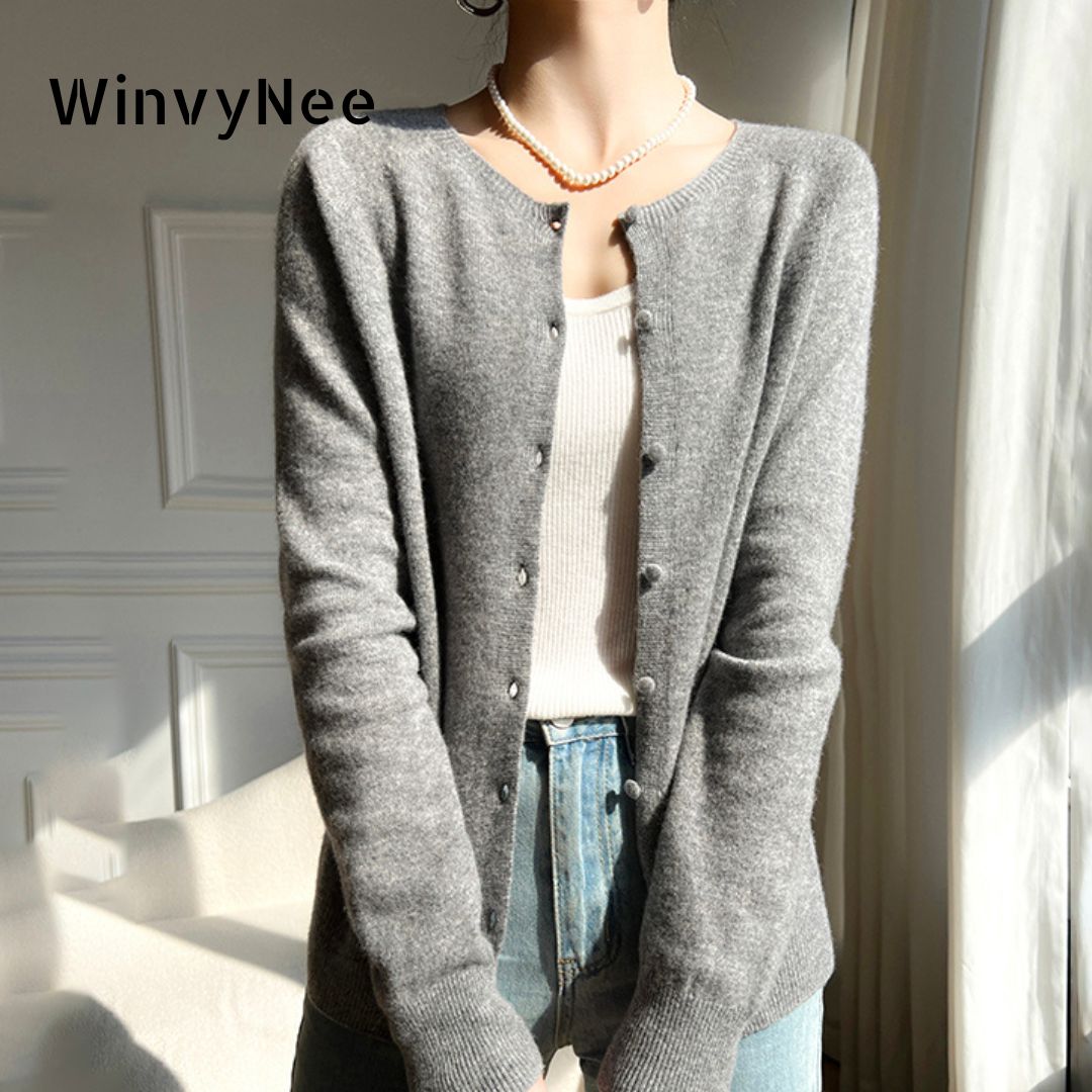 Winter Clothing Trends For Women - WwiyNee-Cardigans de lã de malha feminina,