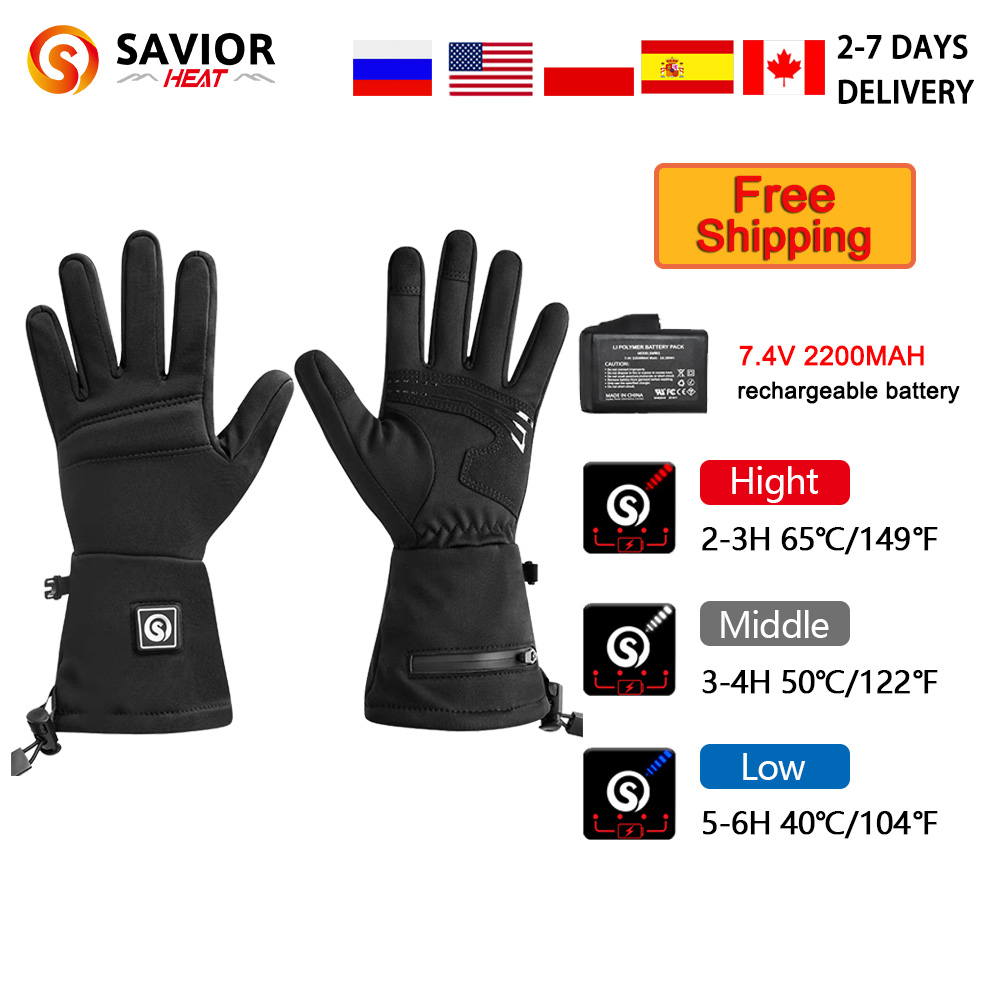 Heated Gloves Electric - Snow Deer S18 Inverno Luvas Aquecidas