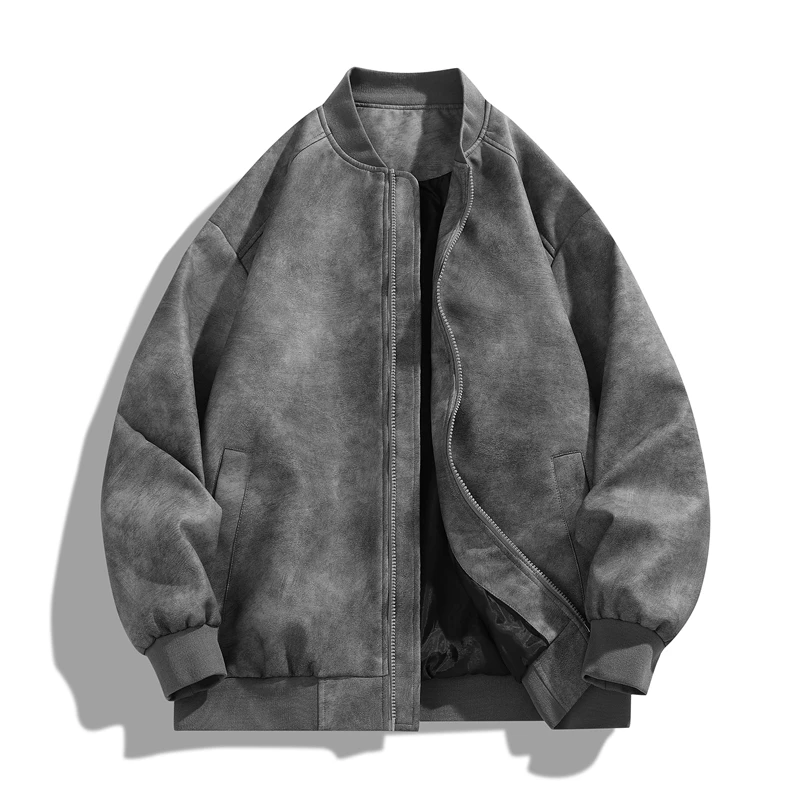 Quality Winter Clothing Bomber Jacket - Outono nova alta qualidade retro versátil