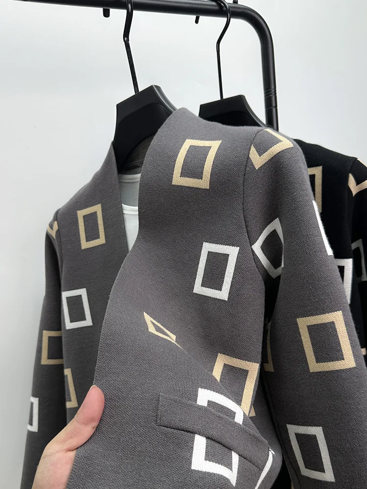 Winter Clothing Men Style - Qualidade de luxo designer masculino malha
