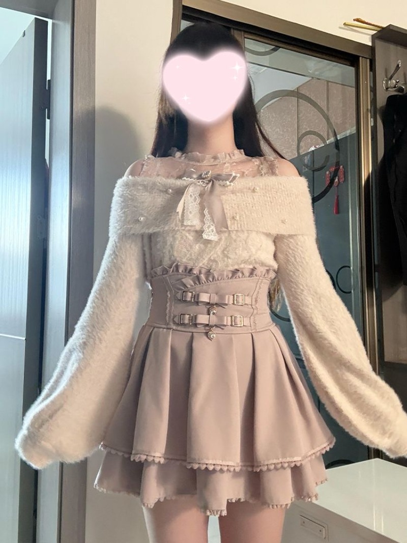 Winter Clothing Men Style - Suéter japonês estilo lolita, suéter com