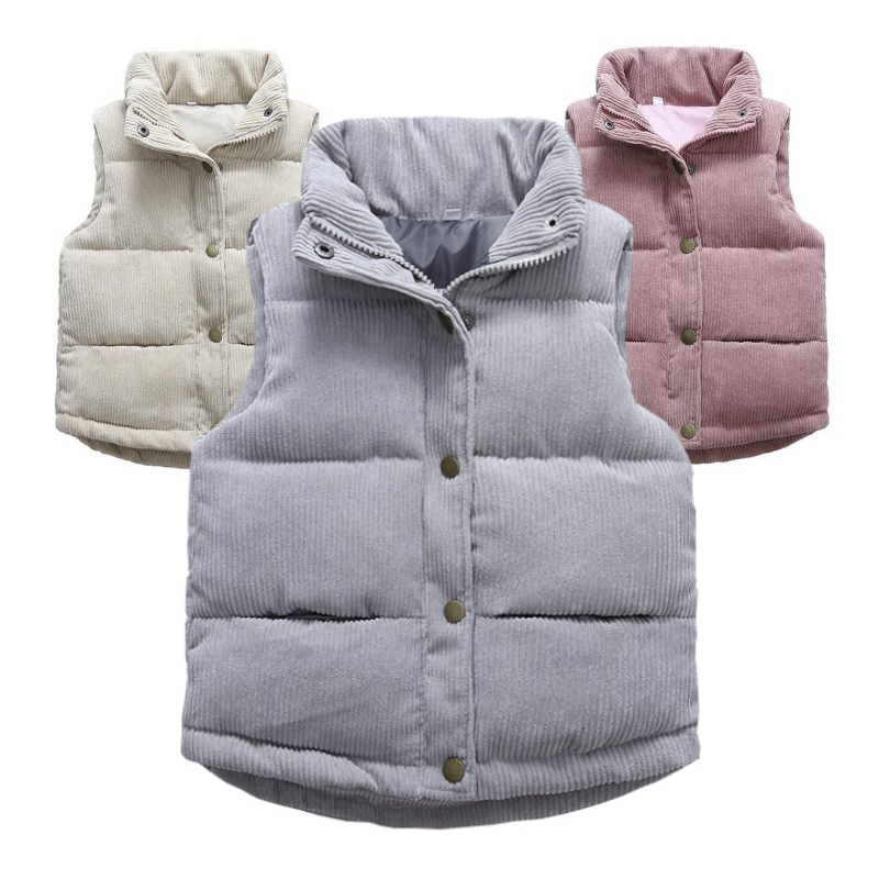 Winter Clothing Kids - Coletes de veludo infantil, casacos quentes