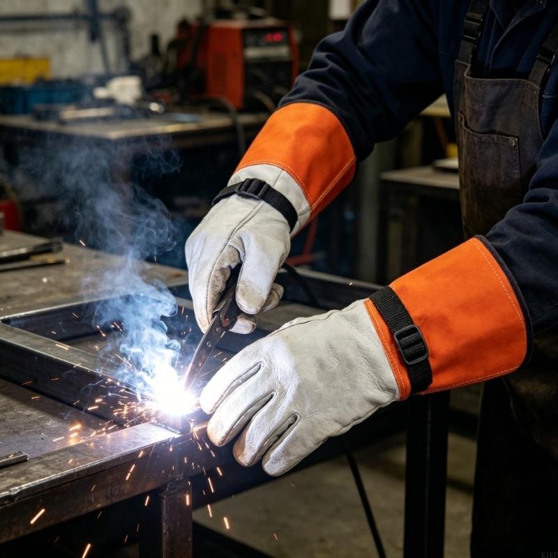 Heated Gloves Electric - Luvas de couro de cabra de