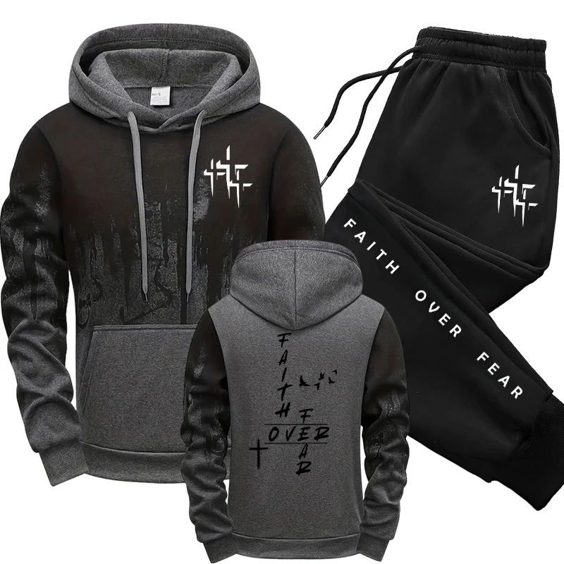 Winter Clothing Men - Conjunto de Agasalho Masculino 2 Peças: