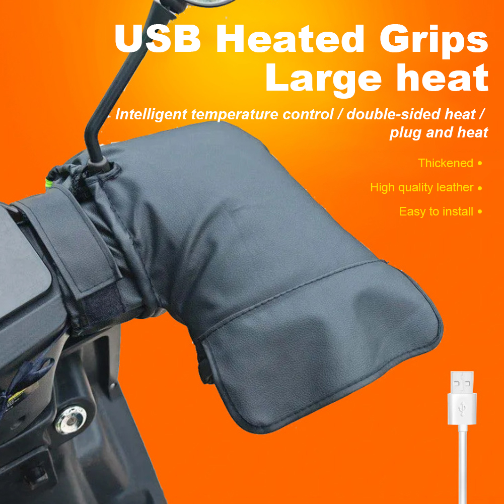 Heated Gloves Electric - Luvas de aquecimento elétrico para guidão,