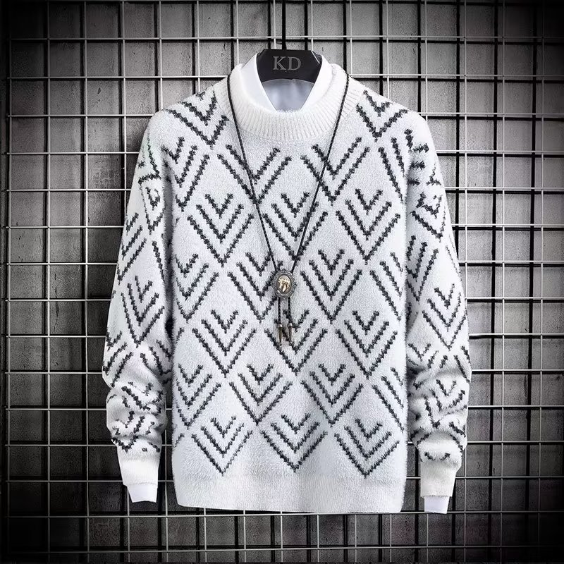 Winter Clothing Men Style - Bloco de pelúcia quente masculino de