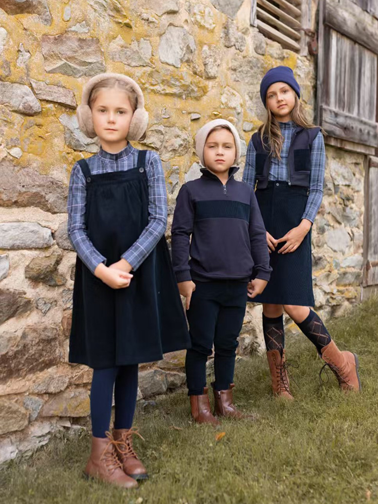 Winter Clothing Kids - AP 2025 AW coleção de veludo