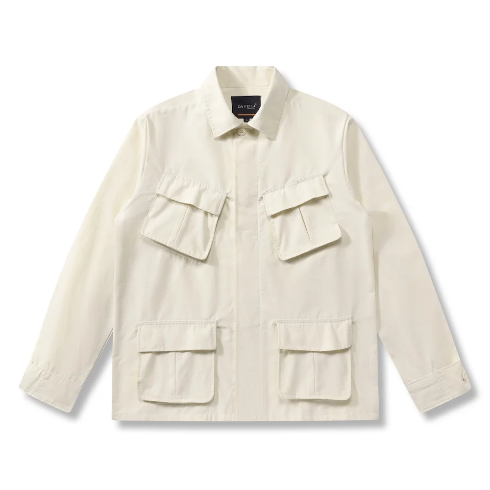 Quality Winter Clothing Bomber Jacket - Jaqueta masculina de cor sólida militar