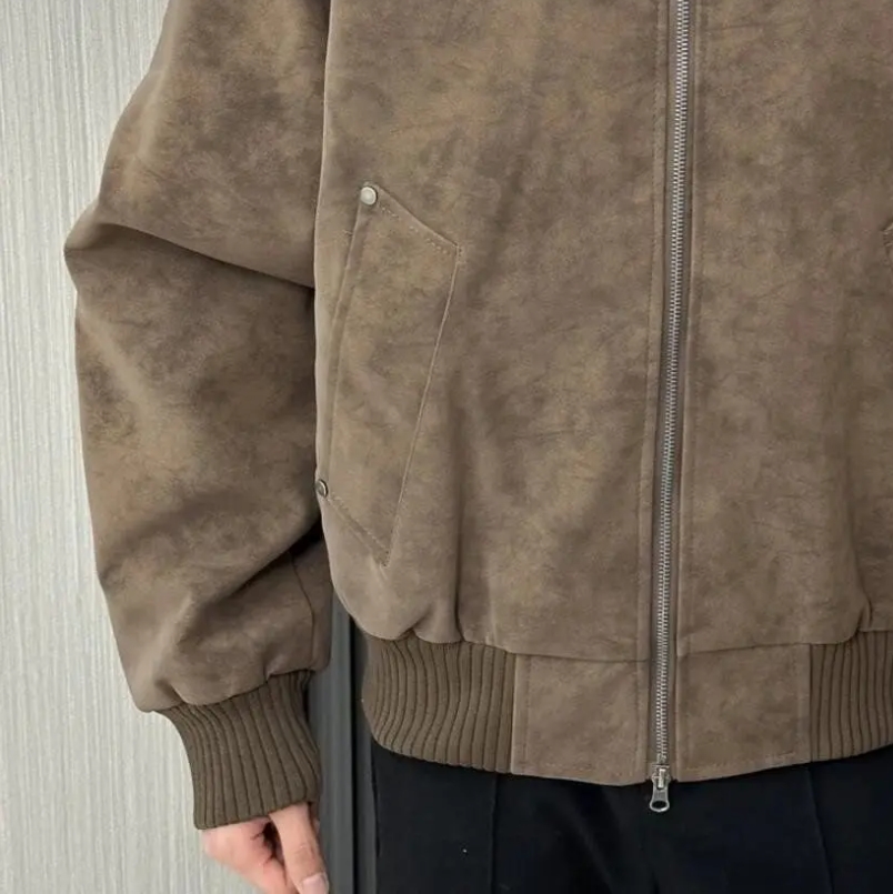 Quality Winter Clothing Bomber Jacket - Outono oversize jaqueta bomber dos homens