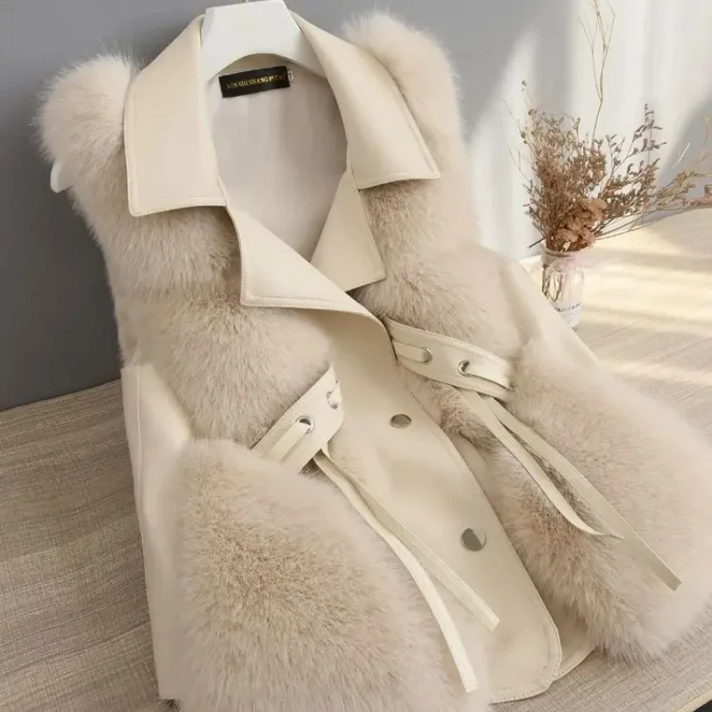Winter Clothing On Sale - Colete de cor sólida mulher rendas