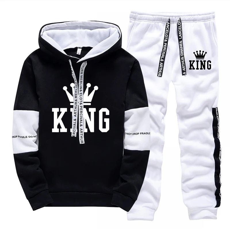 Winter Clothing Outdoor - Conjunto de Moletom King Printing para