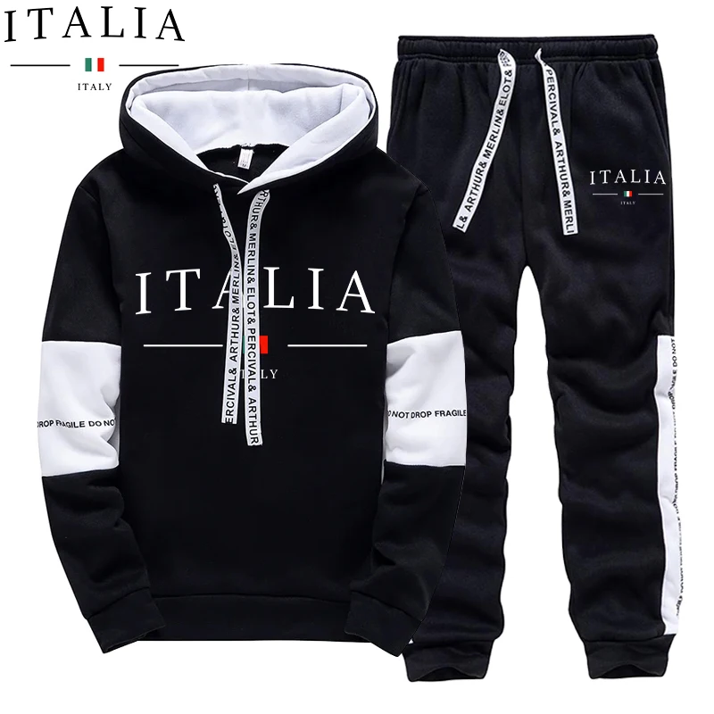 Winter Clothing Men - Conjunto de Moletom Masculino Outono Inverno