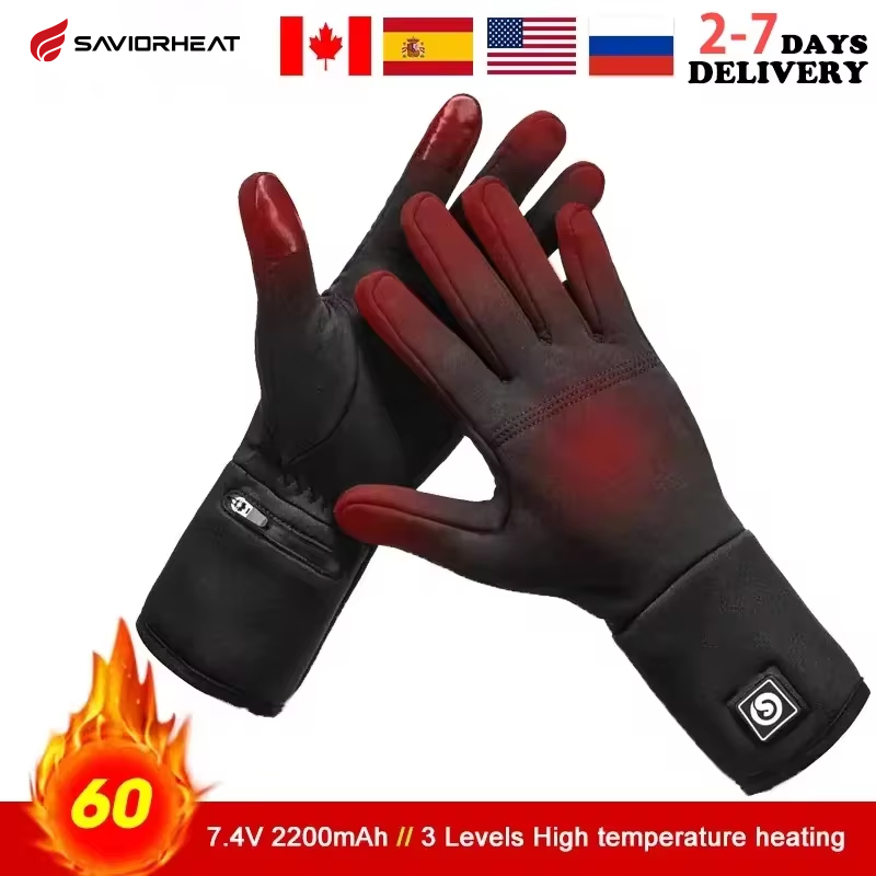 Heated Gloves Electric - Forro elétrico recarregável luvas aquecidas inverno