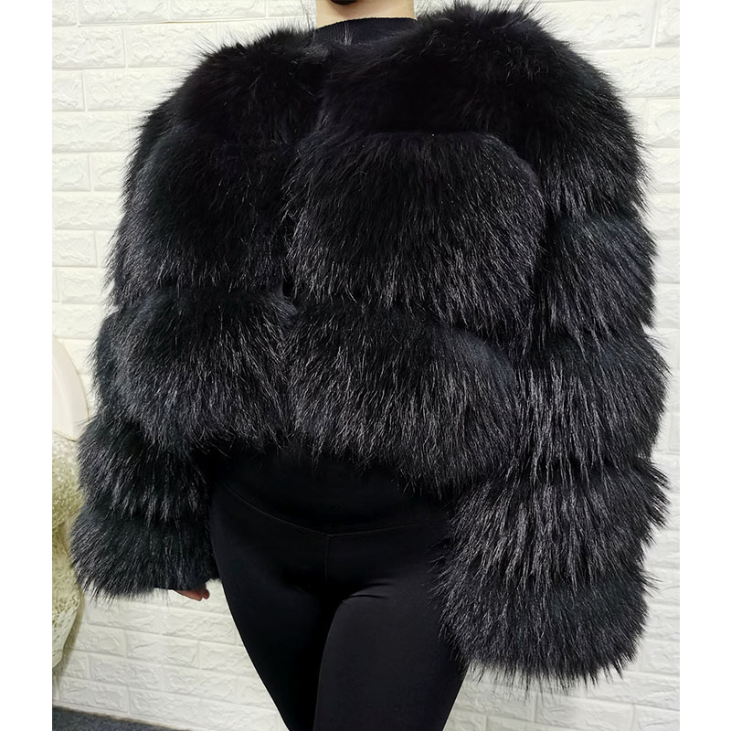 Plus size topos de pele marrom - Winter Clothing Plus Size avaliação e preço
