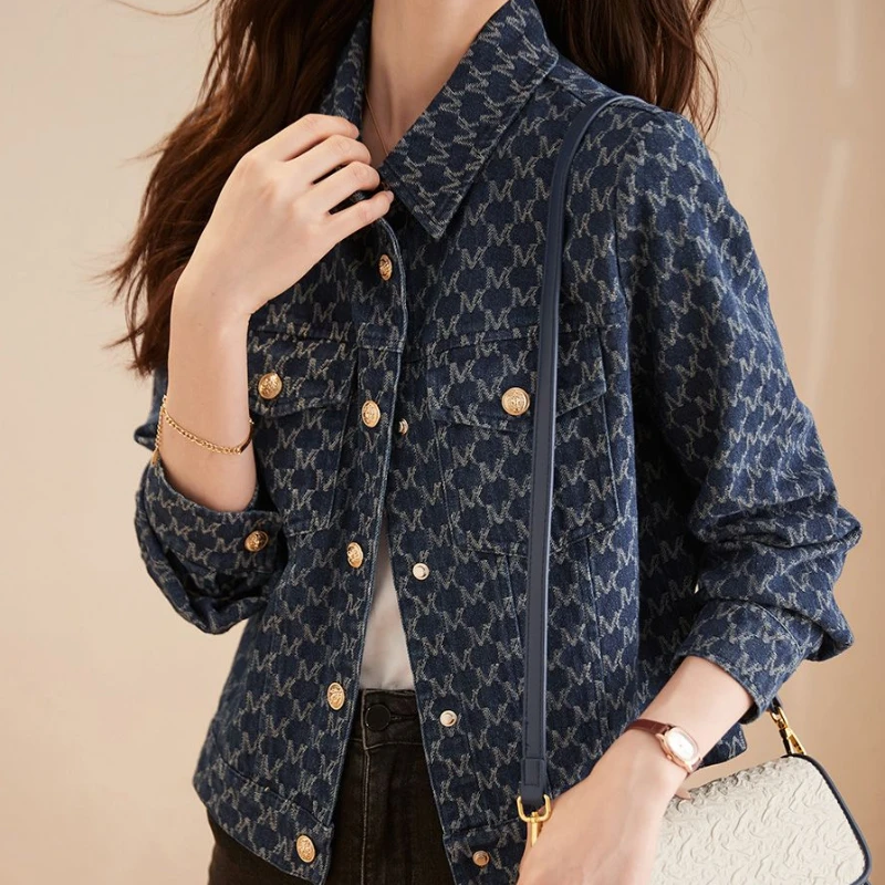Jaquetas jeans femininas azuis - Winter Clothing On Sale avaliação e preço