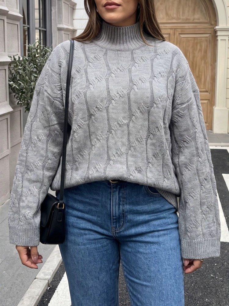Suéter Feminino Plus Size Casu - Winter Clothing Plus Size avaliação e preço