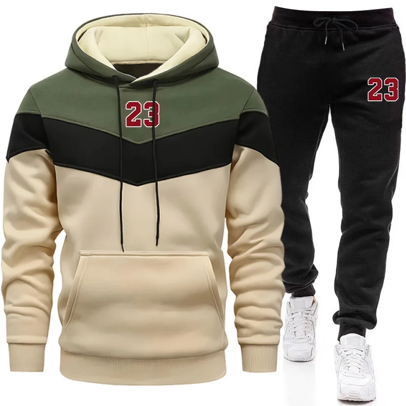 Novo Conjunto de Moletom Mascu - Winter Clothing Men avaliação e preço