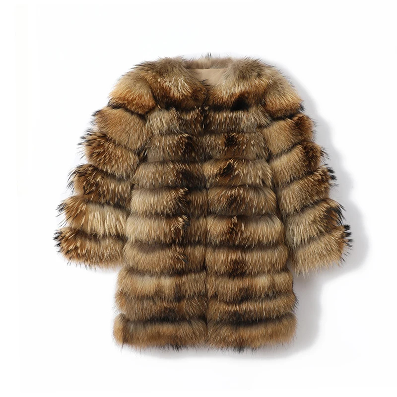 Queentina casaco de pele de ra - Winter Clothing Offer avaliação e preço