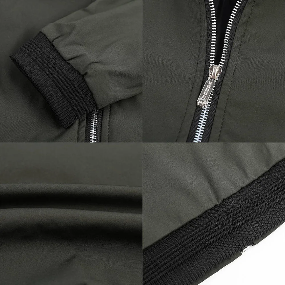 Outono inverno qualidade novas - Quality Winter Clothing Bomber Jacket avaliação e preço