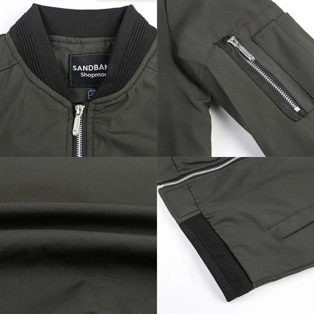 Outono inverno qualidade novas - Quality Winter Clothing Bomber Jacket avaliação e preço