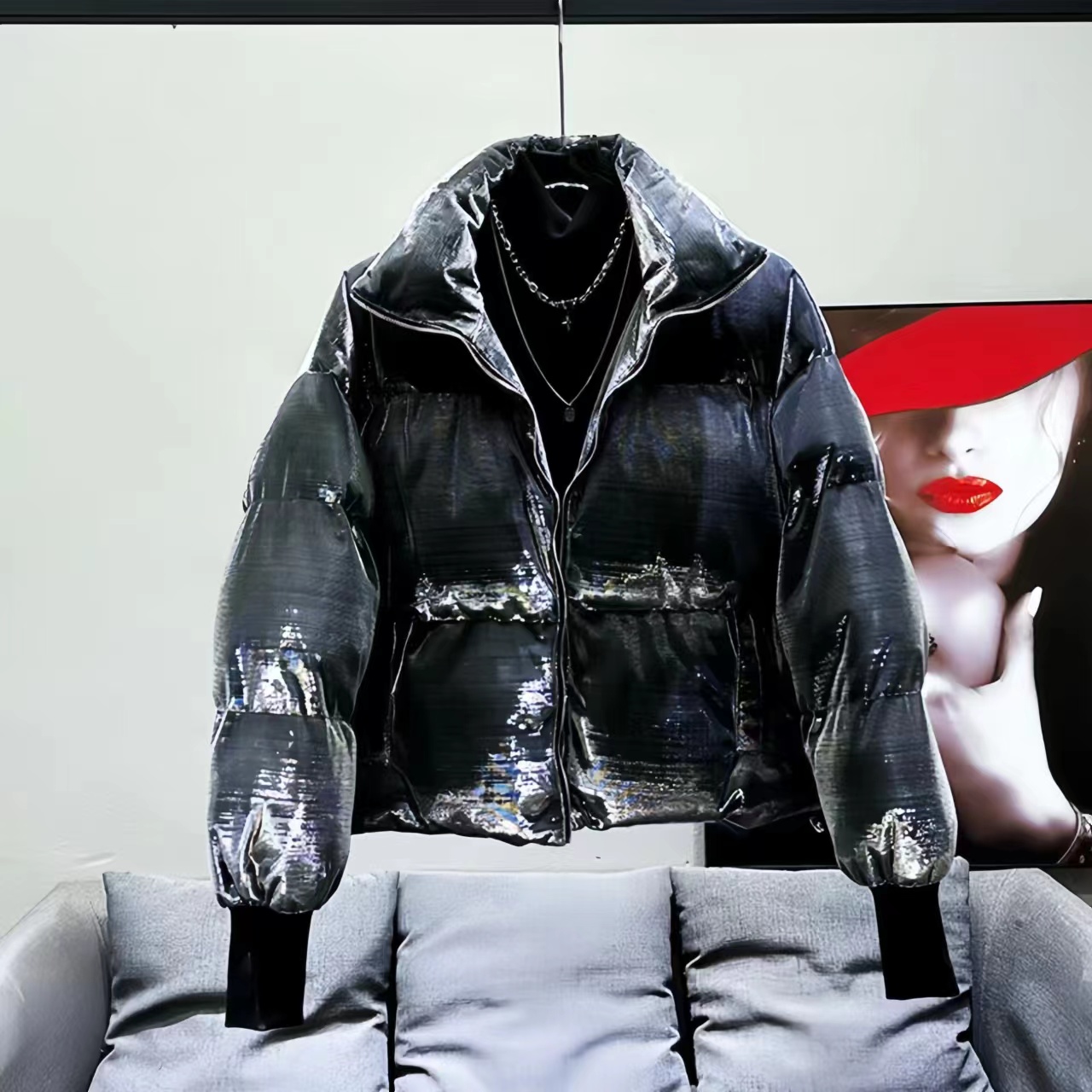 Jaqueta curta grossa de algodã - Winter Clothing Men Style avaliação e preço