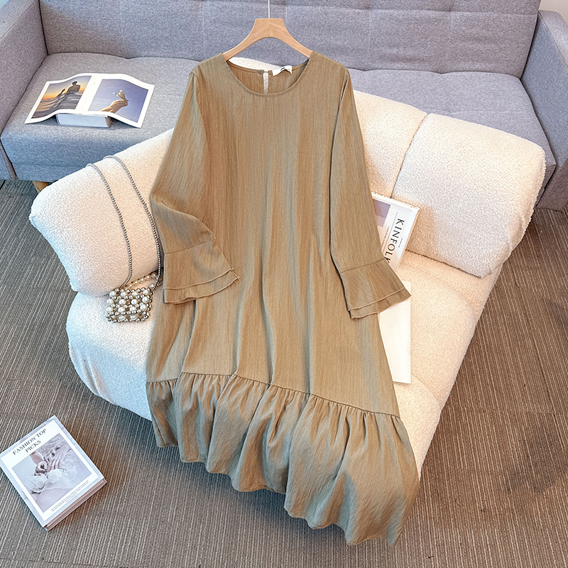 Elegante vintage o-pescoço sól - Winter Clothing Plus Size avaliação e preço