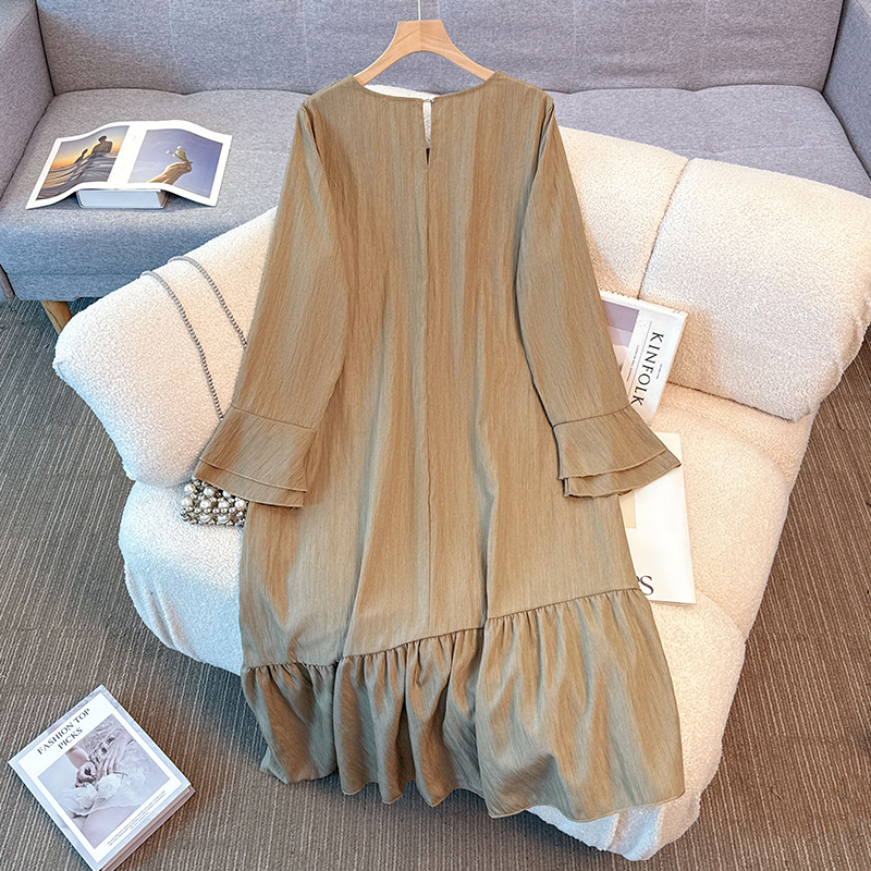 Elegante vintage o-pescoço sól - Winter Clothing Plus Size avaliação e preço