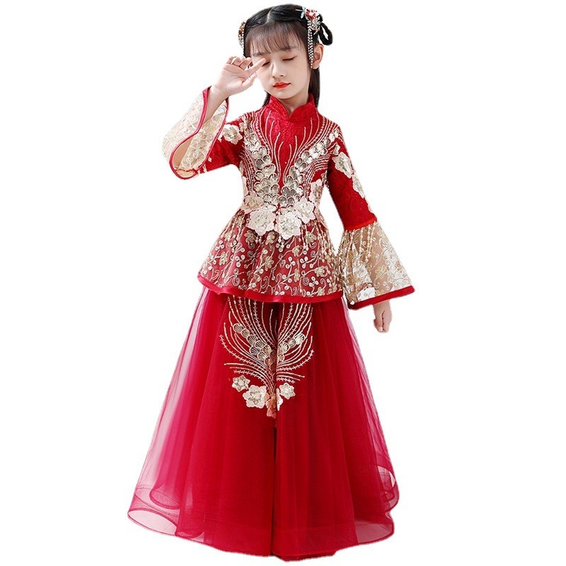 Vestido Infantil Hanfu Cheongs - Winter Clothing Kids avaliação e preço