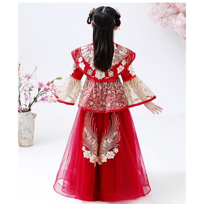 Vestido Infantil Hanfu Cheongs - Winter Clothing Kids avaliação e preço