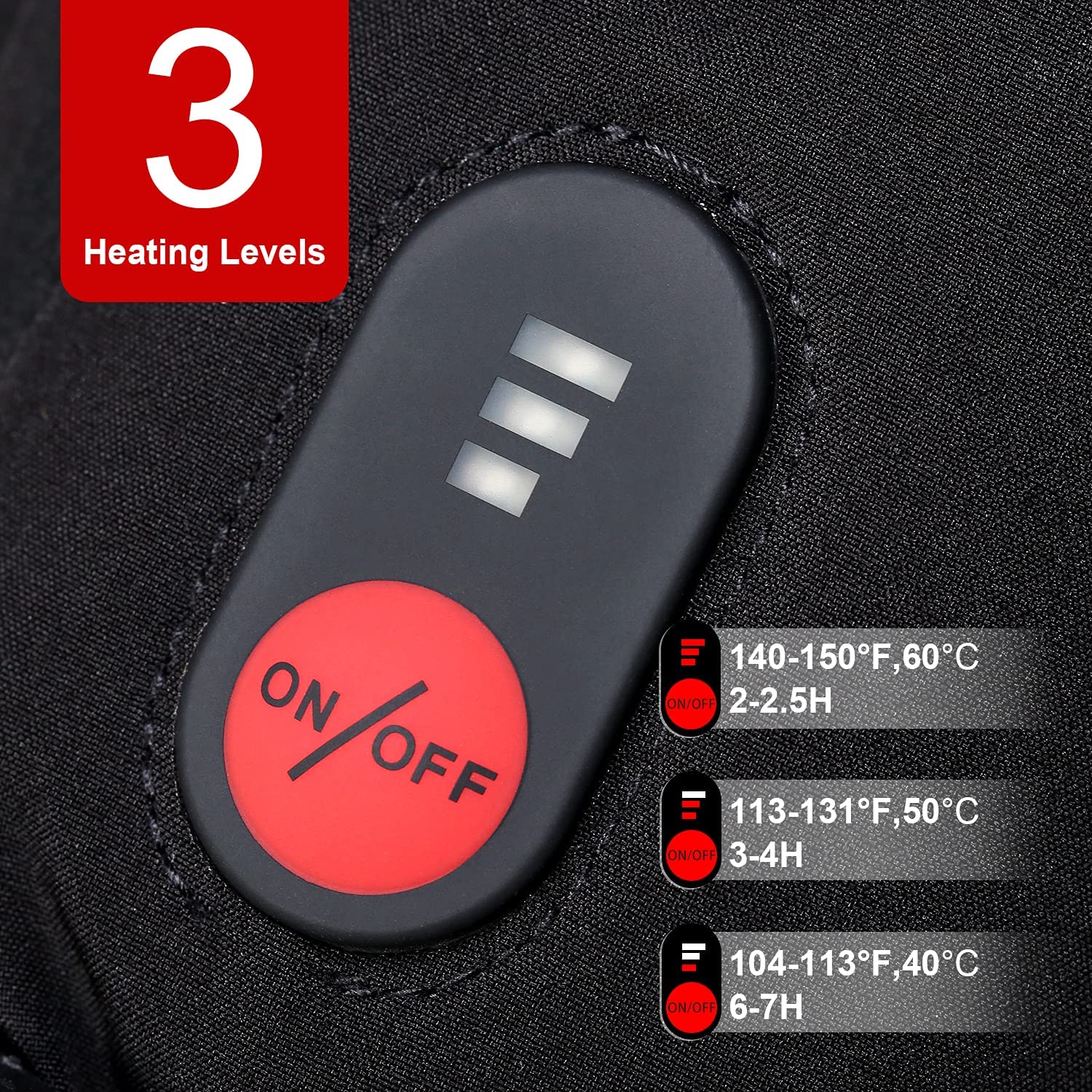 Snow cerf inverno luvas aqueci - Heated Gloves Electric avaliação e preço