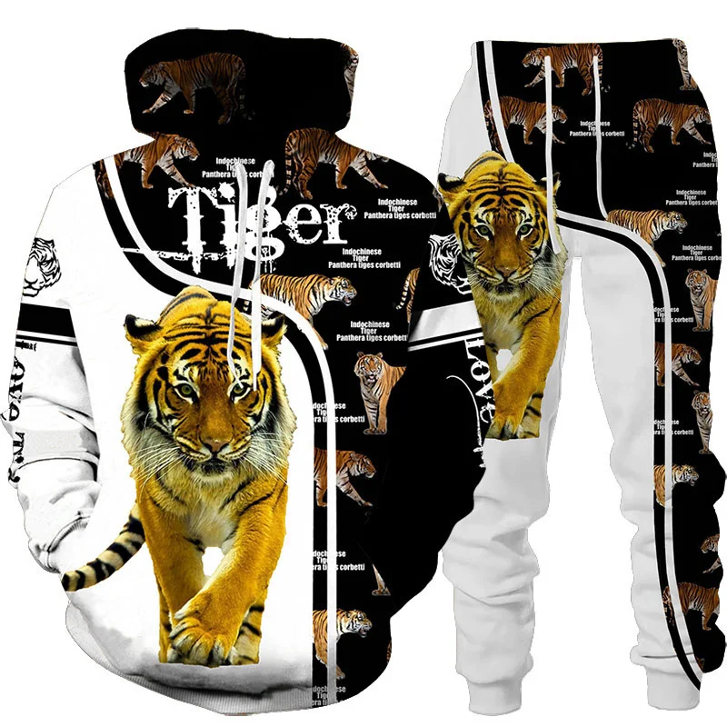 Novo animal 3d tigre impresso  - Winter Clothing Men Style avaliação e preço