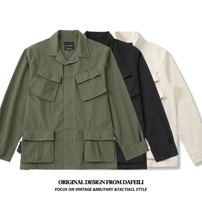 Jaqueta masculina de cor sólid - Quality Winter Clothing Bomber Jacket avaliação e preço