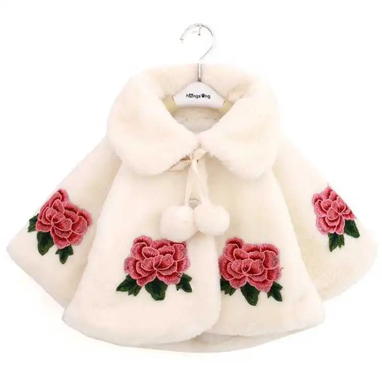 Poncho de Imitação de Pele Inf - Winter Clothing Baby Girl avaliação e preço