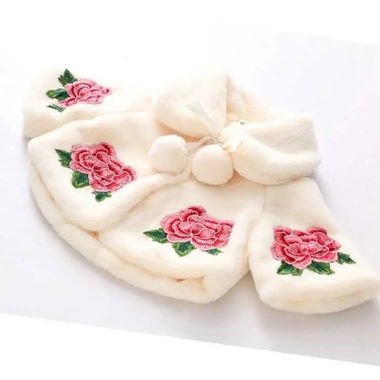 Poncho de Imitação de Pele Inf - Winter Clothing Baby Girl avaliação e preço