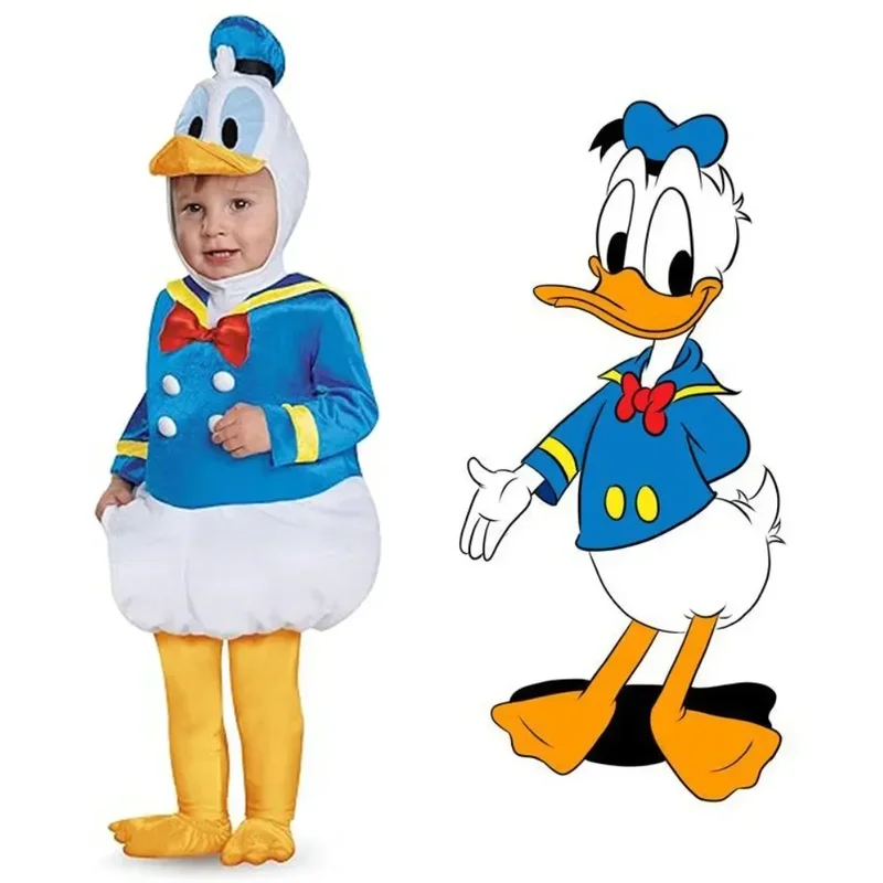 Aa anime pato donald cosplay t - Winter Clothing Kids avaliação e preço