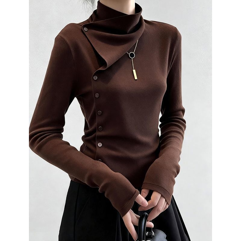 Botão irregular retalhos tendê - Winter Clothing Trends For Women avaliação e preço