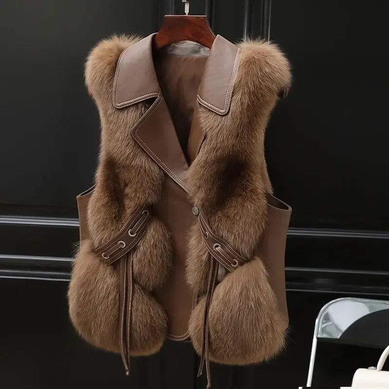Colete de cor sólida mulher re - Winter Clothing On Sale avaliação e preço