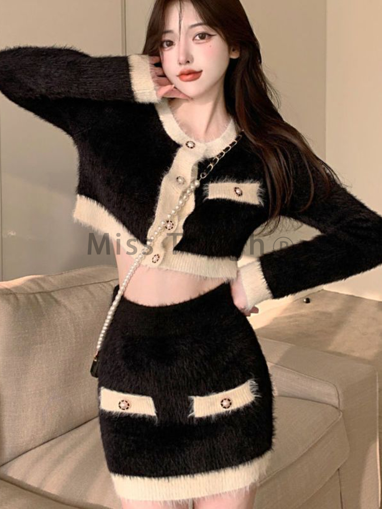 Conjunto de 2 peças de malha f - Winter Clothing Sales avaliação e preço