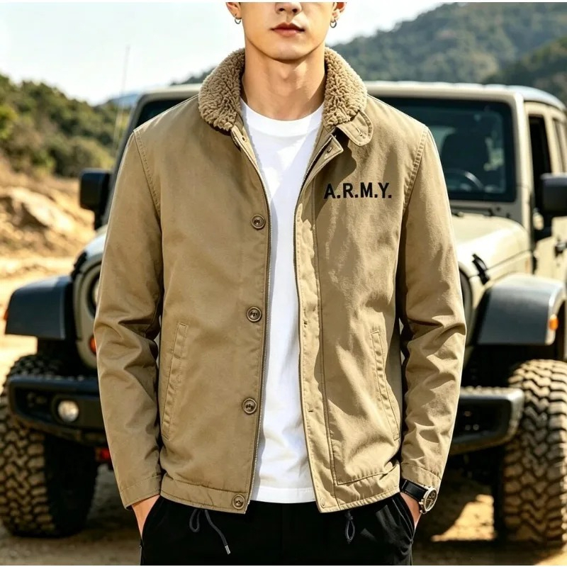 Casacos Militares de Inverno p - Quality Winter Clothing Bomber Jacket avaliação e preço