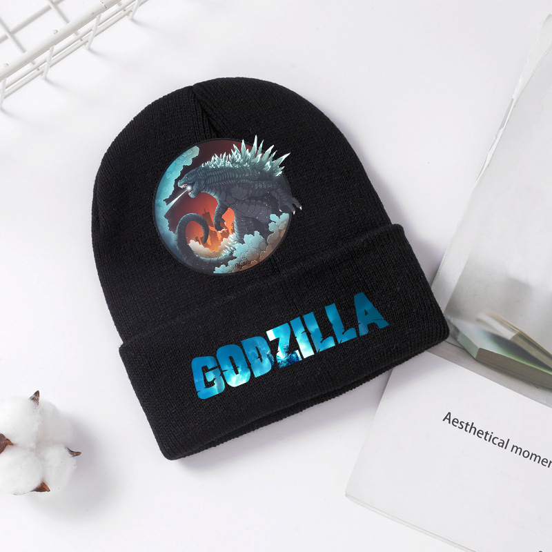 Godzilla chapéu de malha inver - Winter Clothing Kids avaliação e preço