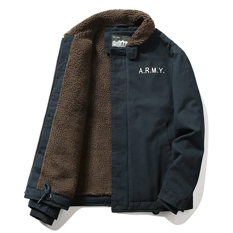 Homens velo jaquetas de invern - Quality Winter Clothing Bomber Jacket avaliação e preço