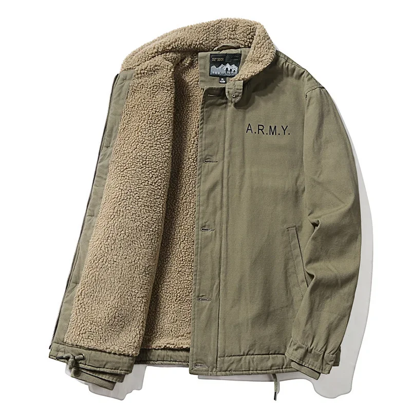 Homens velo jaquetas de invern - Quality Winter Clothing Bomber Jacket avaliação e preço