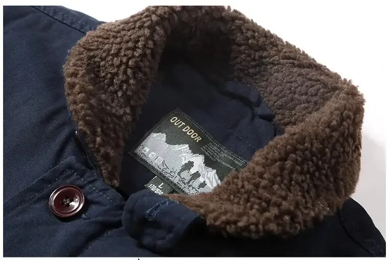 Homens velo jaquetas de invern - Quality Winter Clothing Bomber Jacket avaliação e preço